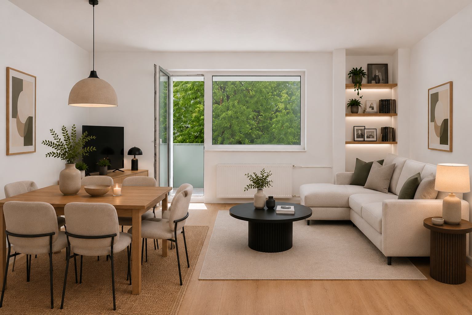 Visualisierung Wohnzimmer